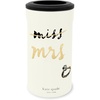 image:imagekate spade new york Bridal Can Hugger Stainless Steel Double Wall Can Cover for Bride Slim Insulated Drink Holder Miss to Mrs