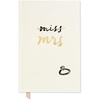 image:imagekate spade new york Bridal Journal Notebook 825 x 525 Hardcover Journal with 200 Lined Pages Miss to MrsMiss to Mrs