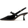 image:imagekate spade new york Carolina Slingback Kitten HeelBlack