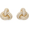 image:imagekate spade new york Double Knot Pave StudsPave Gold