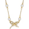 image:imagekate spade new york Girlie Pearlie Pearl Bow Scatter NecklaceCreamGold
