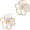 image:imagekate spade new york Golden Bloom Flower StudsWhite
