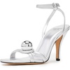 image:imagekate spade new york Harmony High Heel SandalsMetallic Silver