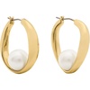 image:imagekate spade new york Harmony HoopsCreamGold Hoops