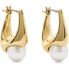 image:imagekate spade new york Harmony StudsCreamGold Huggies