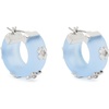 image:imagekate spade new york Heritage Bloom HoopsIcy Blue