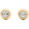 image:imagekate spade new york Molten Glass StudsClearGold Round