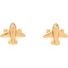 image:imagekate spade new york Out Of Office StudsClearGold Airplane