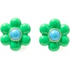 image:imagekate spade new york Petal Puff Statement StudsGreen MultiGold