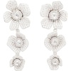 image:imagekate spade new york Poppy Power Linear Earrings ClearSilver One Size