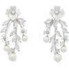 image:imagekate spade new york Precious Pansy Cluster EarringsCreamSilver Chandelier