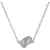 image:imagekate spade new york Sailors Knot Mini PendantClearSilver Pave