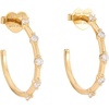 image:imagekate spade new york Set in Stone HoopsClearGold