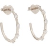 image:imagekate spade new york Set in Stone HoopsClearSilver