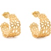 image:imagekate spade new york Spade Flower Lace HoopsGold