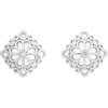 image:imagekate spade new york Spade Flower Lace StudsSilver