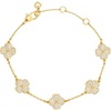image:imagekate spade new york Spade Flower Pave Scatter BraceletClearGold Pave