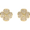 image:imagekate spade new york Spade Flower Pave StudsClearGold