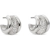Pave Clear/Silver Trio
