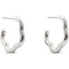 image:imagekate spade new york Wave EarringsSilver Huggies