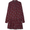 image:imagekate spade new york Womens Gathered Flounce ShirtdressBitter Chocolate