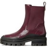 image:imagekate spade new york Womens London Crinkle Patent Leather Chelsea BootDark Merlot