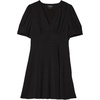 image:imagekate spade new york Womens Mini DressFluid Puff Sleeve Black