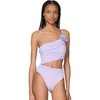 image:imagekate spade new york Womens One Shoulder One PcFrosted Violet