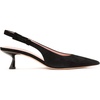 image:imagekate spade new york Womens Riley Slingback Kitten HeelBlack Suede
