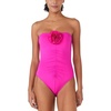 image:imagekate spade new york Womens Rosette Bandeau One PiecePink