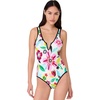 image:imagekate spade new york Womens Safari Floral V Wire One PieceMulti