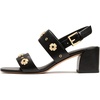 image:imagekate spade new york Womens Spade Flower Stud Block Heel SandalsBlack