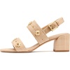 image:imagekate spade new york Womens Spade Flower Stud Block Heel SandalsNatural