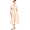 image:imagekate spade new york Womens Whimsical Garden Smocked Midi DressAntique Pearl