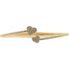 image:imagekate spade new york Yours Truly Pave Open Hinge CuffClearGold