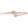 image:imagekate spade new york Yours Truly Pave Open Hinge CuffClearRose Gold
