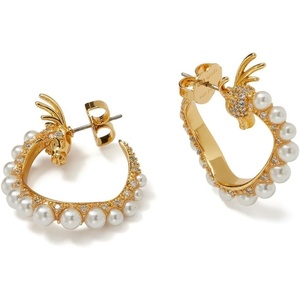 image:imageKate Spade New York Bold Small Hoop EarringsClearGold