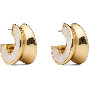 image:imageKate Spade New York Bold Small Hoop EarringsCream Multi