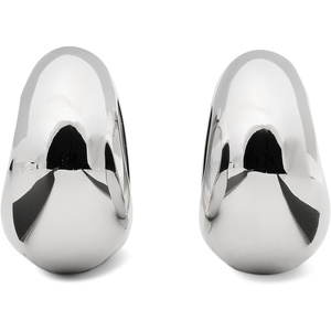 image:imageKate Spade New York Brass Sculpted Spade Statement HuggiesSilver