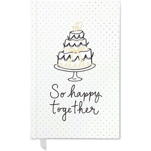 image:imageKate Spade New York Bridal Journal Notebook 825 x 525 Hardcover Journal With 200 Lined Pages So Happy Together Gold Dots
