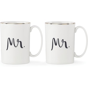 image:imageKate Spade New York Bridal Party Ring Holder 030 LB WhiteMug Set  Mr  Mr