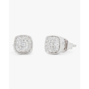 image:imageKate Spade New York Fine Jewerly Pave Diamond StudsSilver Pave Diamond