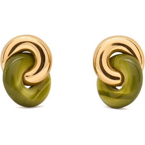 image:imageKate Spade New York Interlock Stud EarringsLight Green