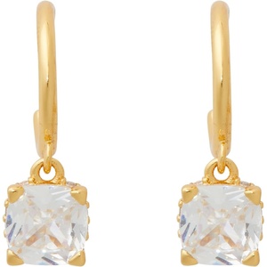 image:imageKate Spade New York Little Luxuries 6mm Square HuggiesClearGold