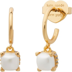 image:imageKate Spade New York Little Luxuries 6mm Square HuggiesPearl
