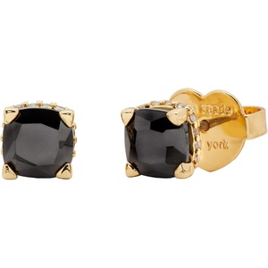image:imageKate Spade New York Little Luxuries 6mm Square StudsJet Black
