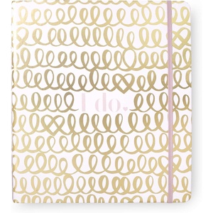 image:imageKate Spade New York Wedding Planning Book and Organizer Wedding Binder with Pages for ToDo Lists Notes Budgeting Invitations Growing TulipsI Do Gold Heart Knot