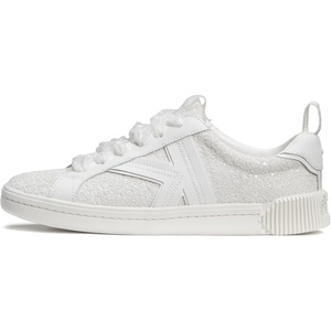 image:imageKate Spade New York Womens K as in Kate Signature Court SneakersTrue White Chunky Glitter