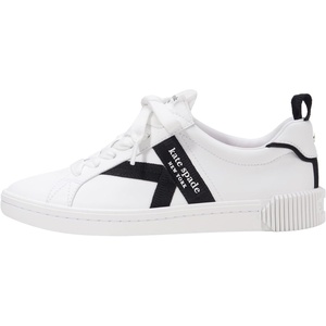 image:imageKate Spade New York Womens K as in Kate Signature Court SneakersTrue WhiteBlack