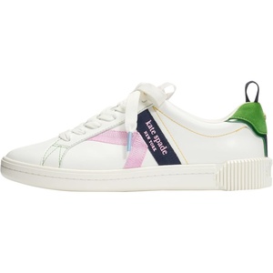 image:imageKate Spade New York Womens K as in Kate Signature Court SneakersTrue WhiteKate Spade Green